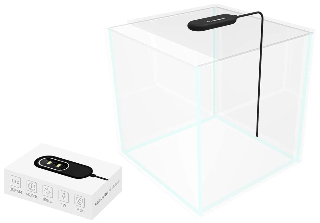 Fish Tank Light Clip on Aquarium Light Aquarium Light for Plants LED Flexible Lamp for Freshwater Nano Aquarium Light Picosoft Black 3 Gallon