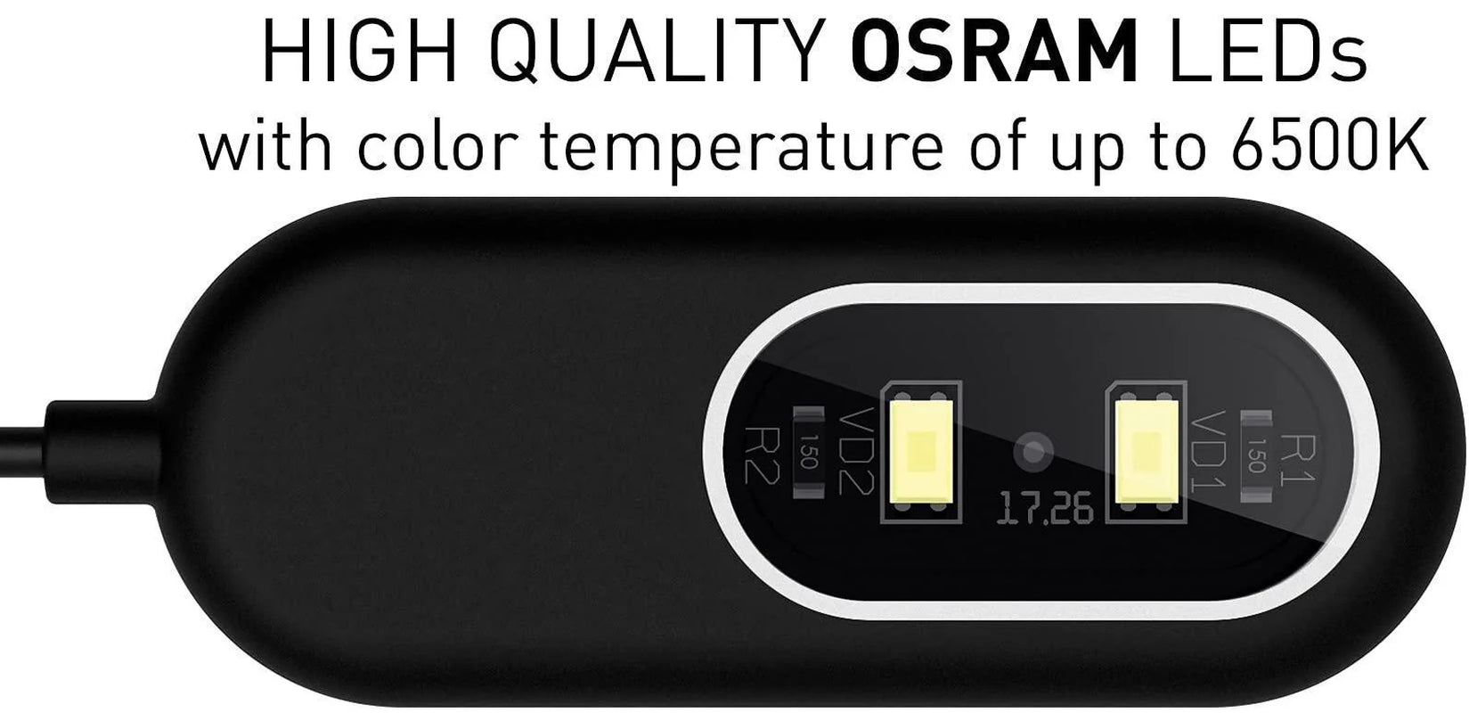 Fish Tank Light Clip on Aquarium Light Aquarium Light for Plants LED Flexible Lamp for Freshwater Nano Aquarium Light Picosoft Black 3 Gallon