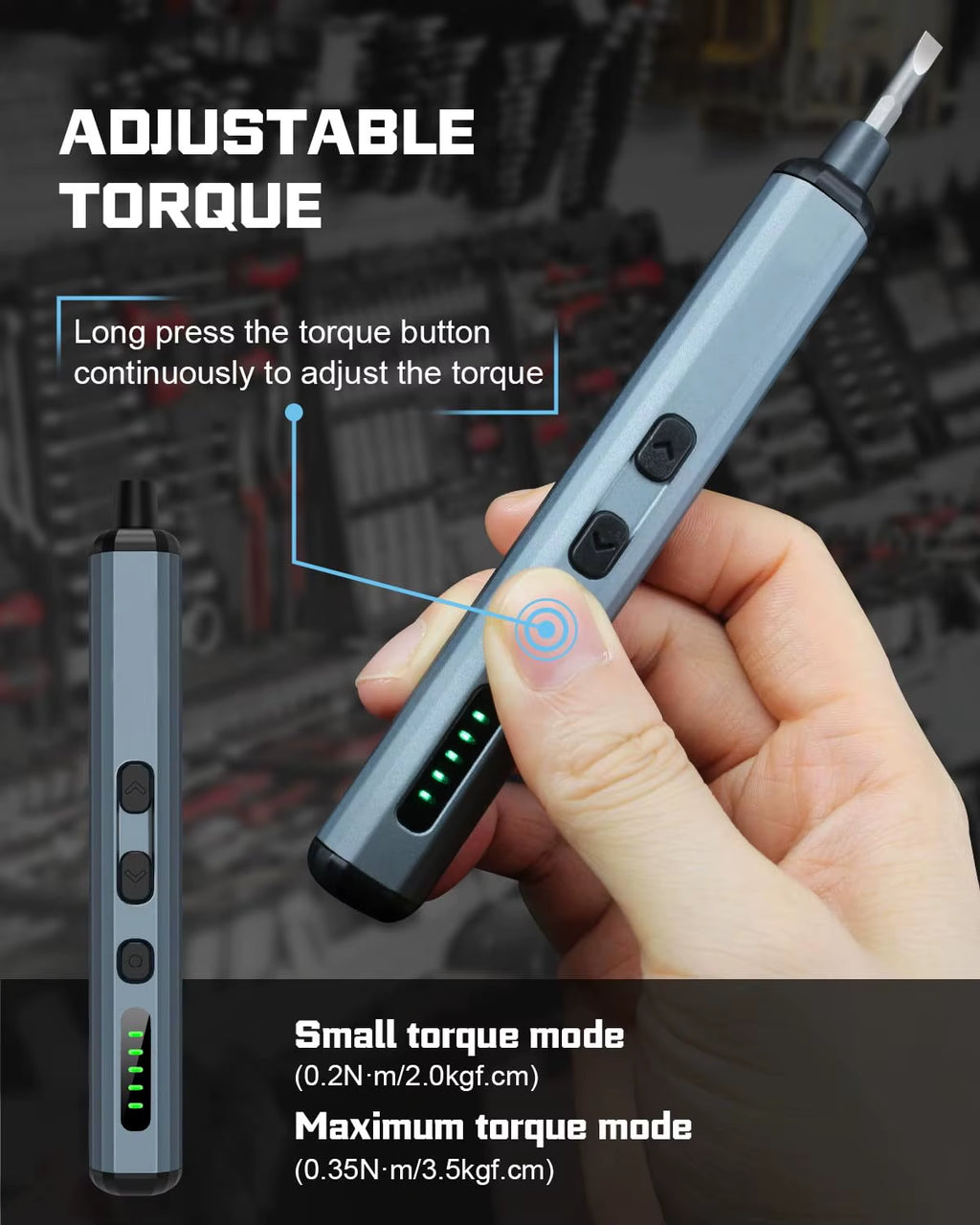 68-In-1 Precision Electric Screwdriver Set with 64 Magnetic Bits 5 Torque Adjustable Mini Power Tool for Iphone Watch Camera PC